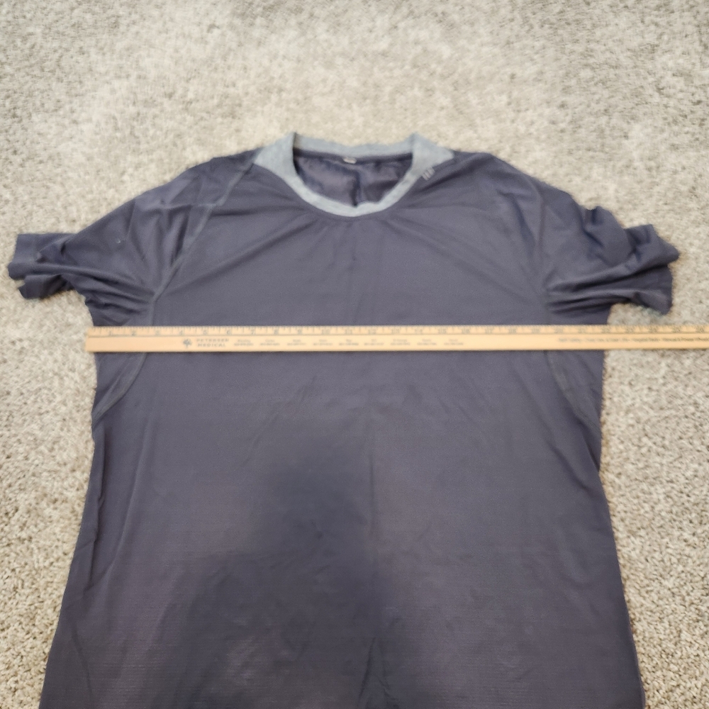 Lululemon Bolt Tech Short Sleeve In Dark Slate Grey Size Large - Picture 7 of 8